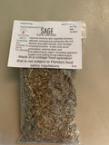 Sage Leaf Rubbed
