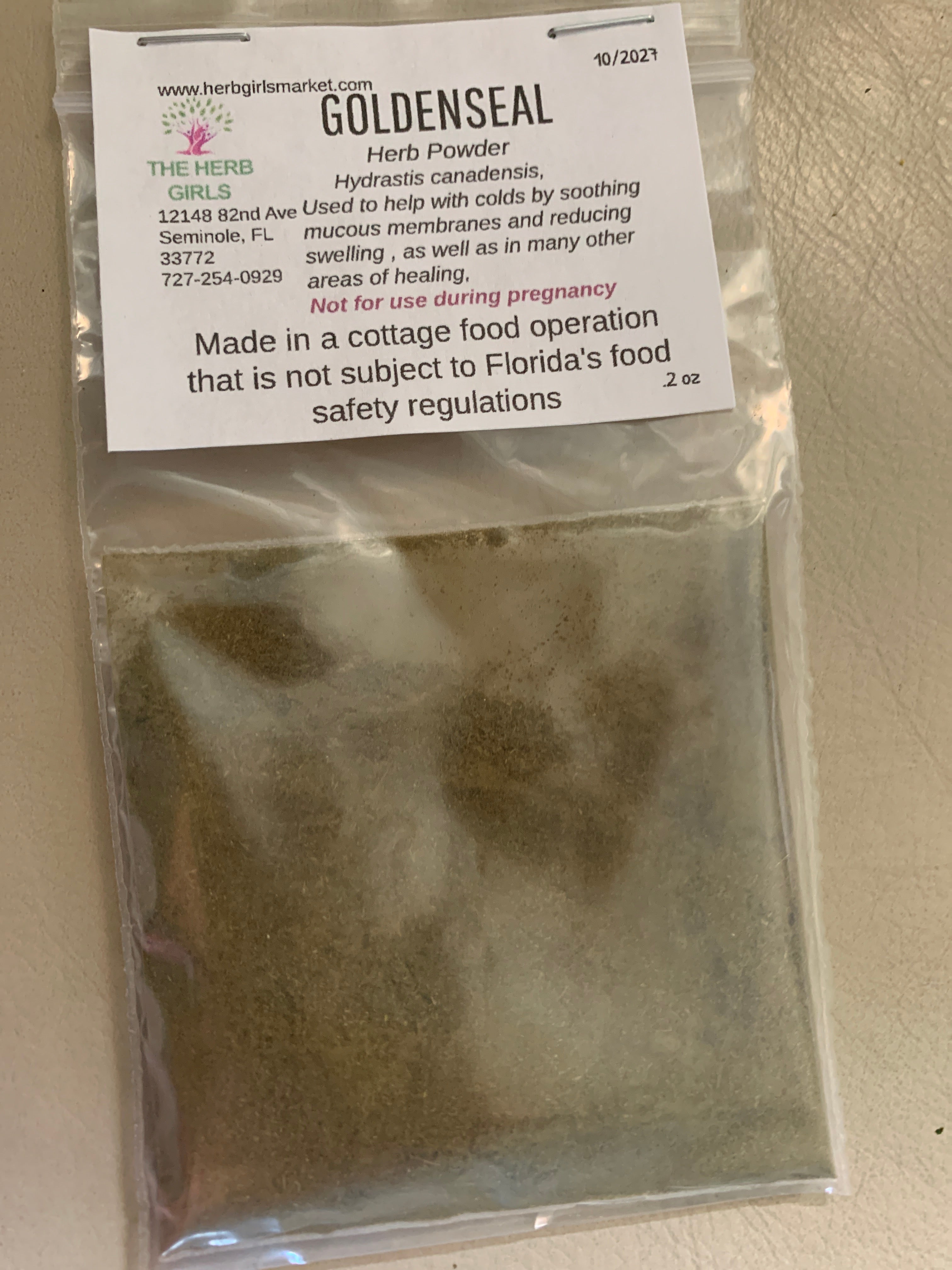 Goldenseal Herb Powder