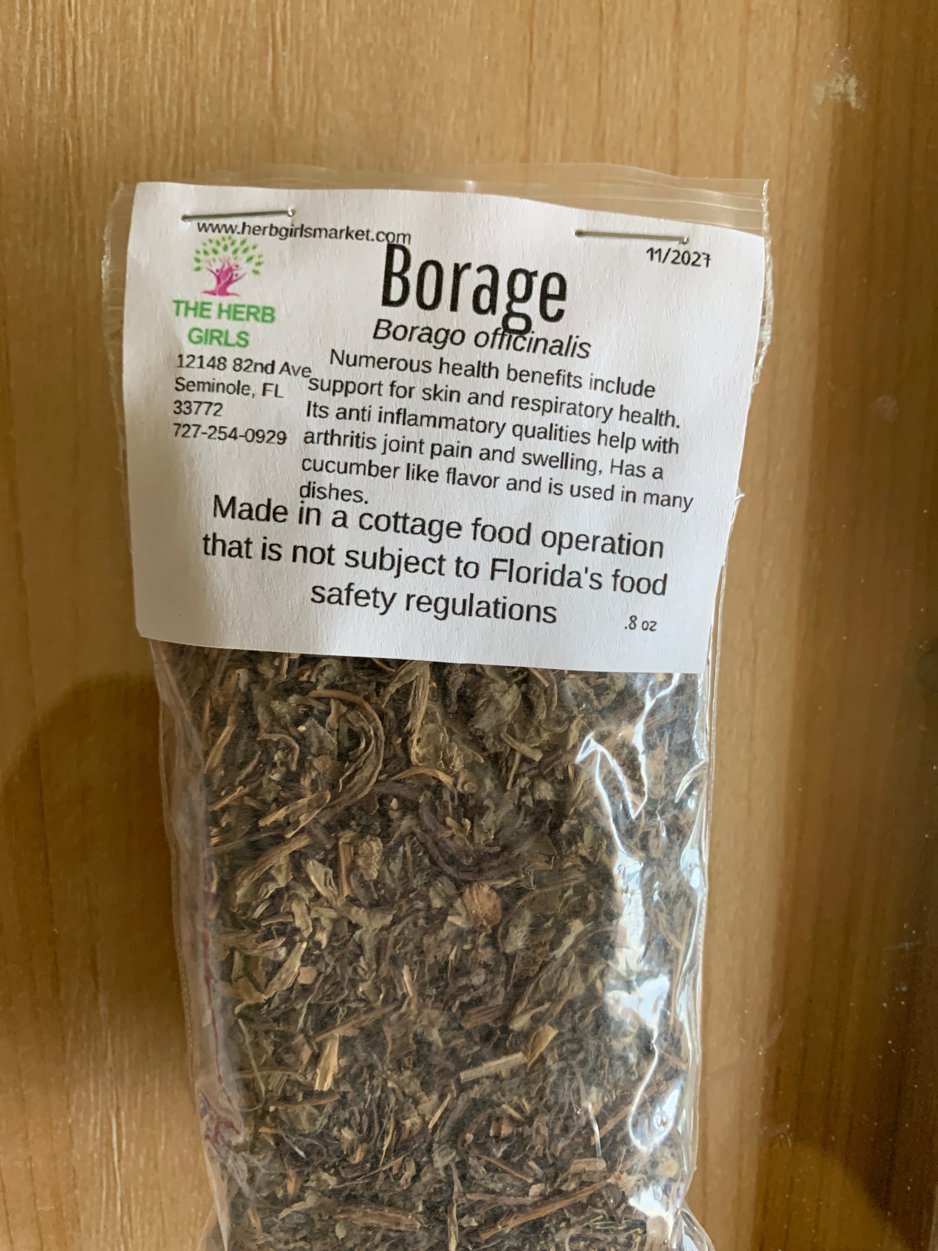 Borage herb c/s
