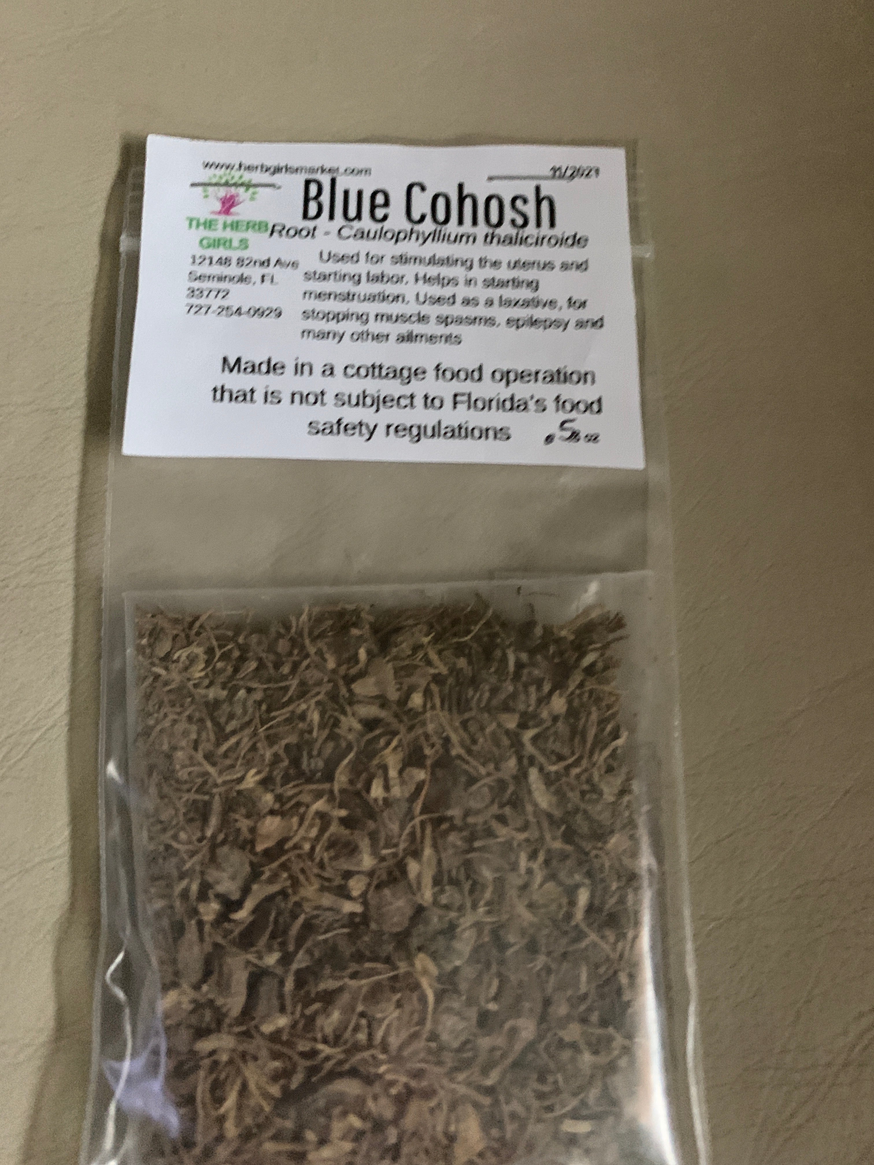 Blue Cohosh Root c/s