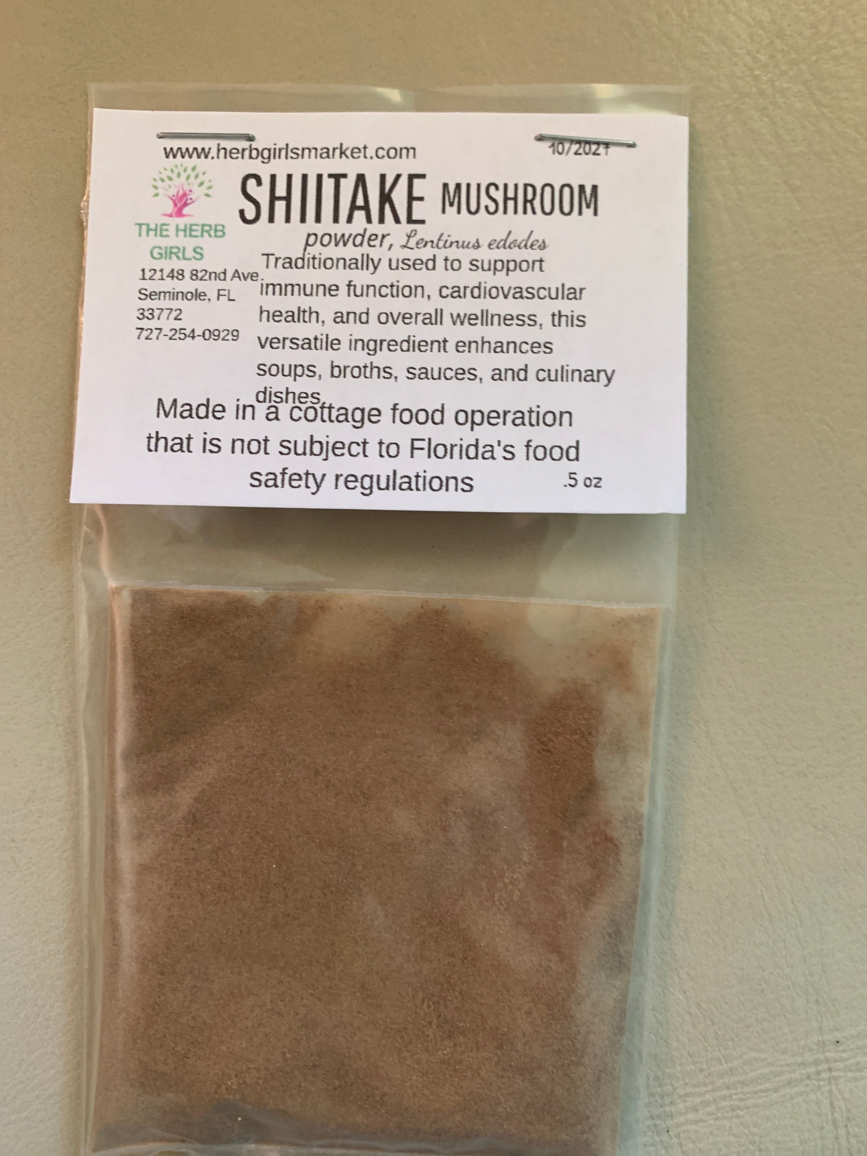 Shiitake Mushroom Powder
