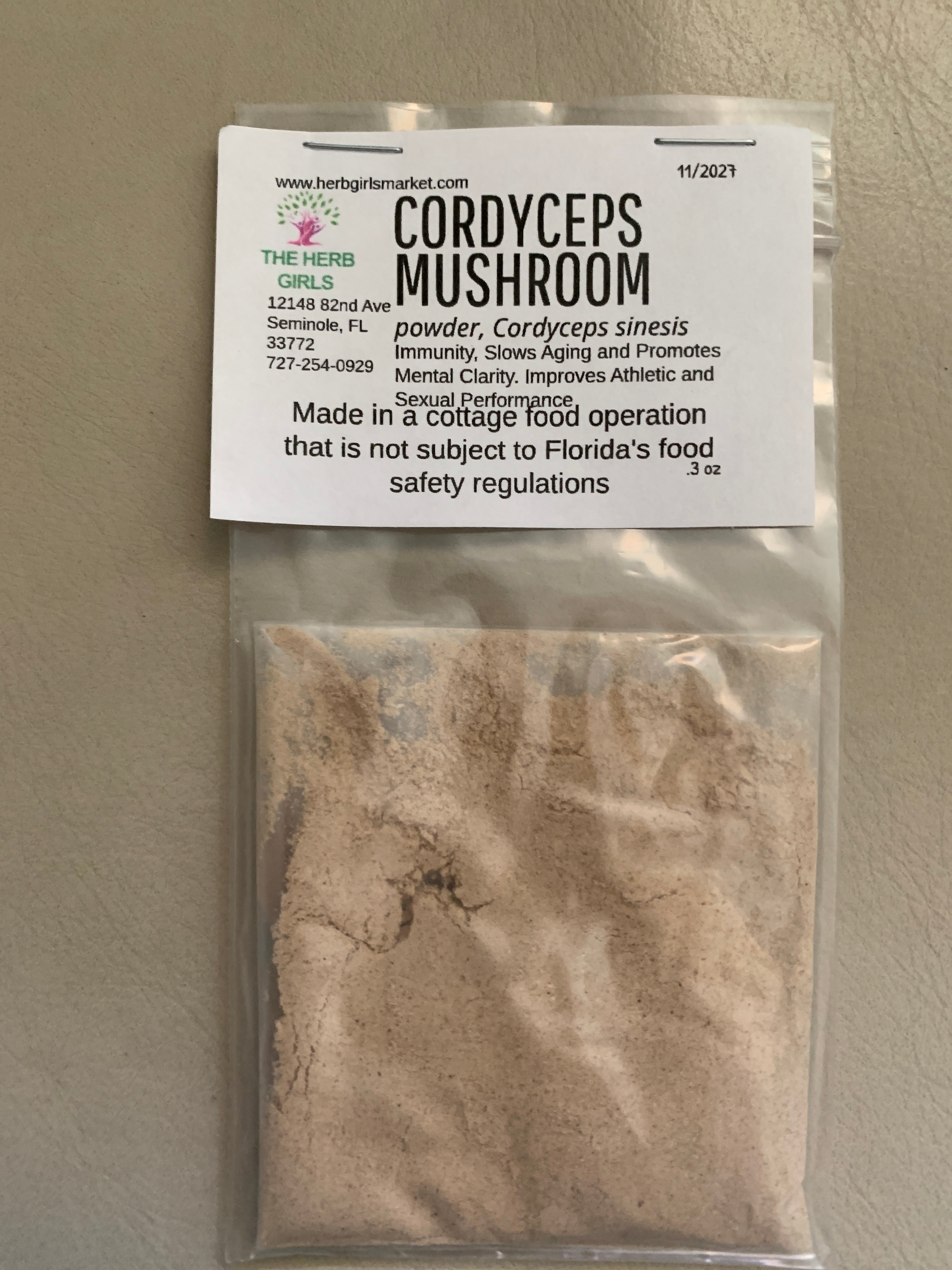 Cordyceps Mushroom Powder