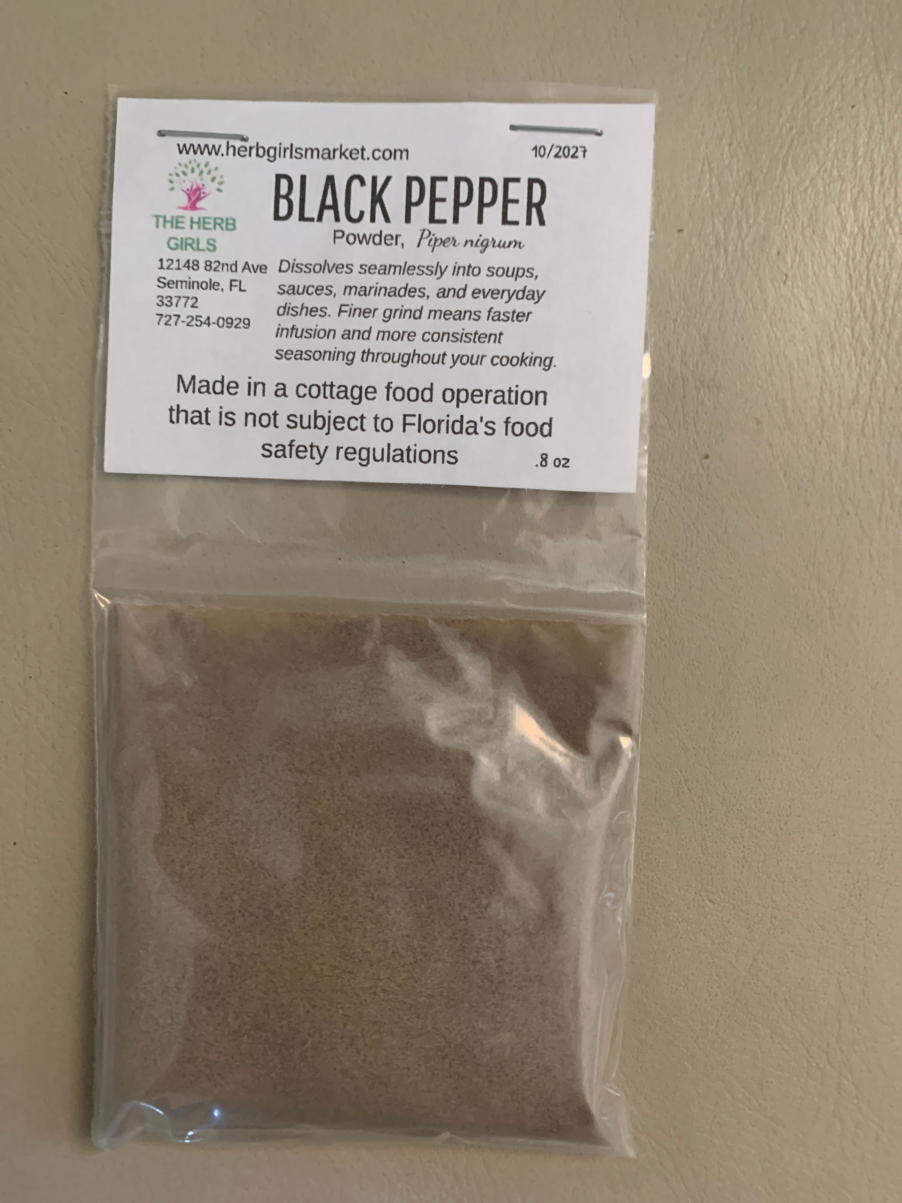 Black Pepper Powder