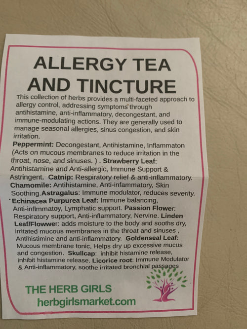 Allergy Tea