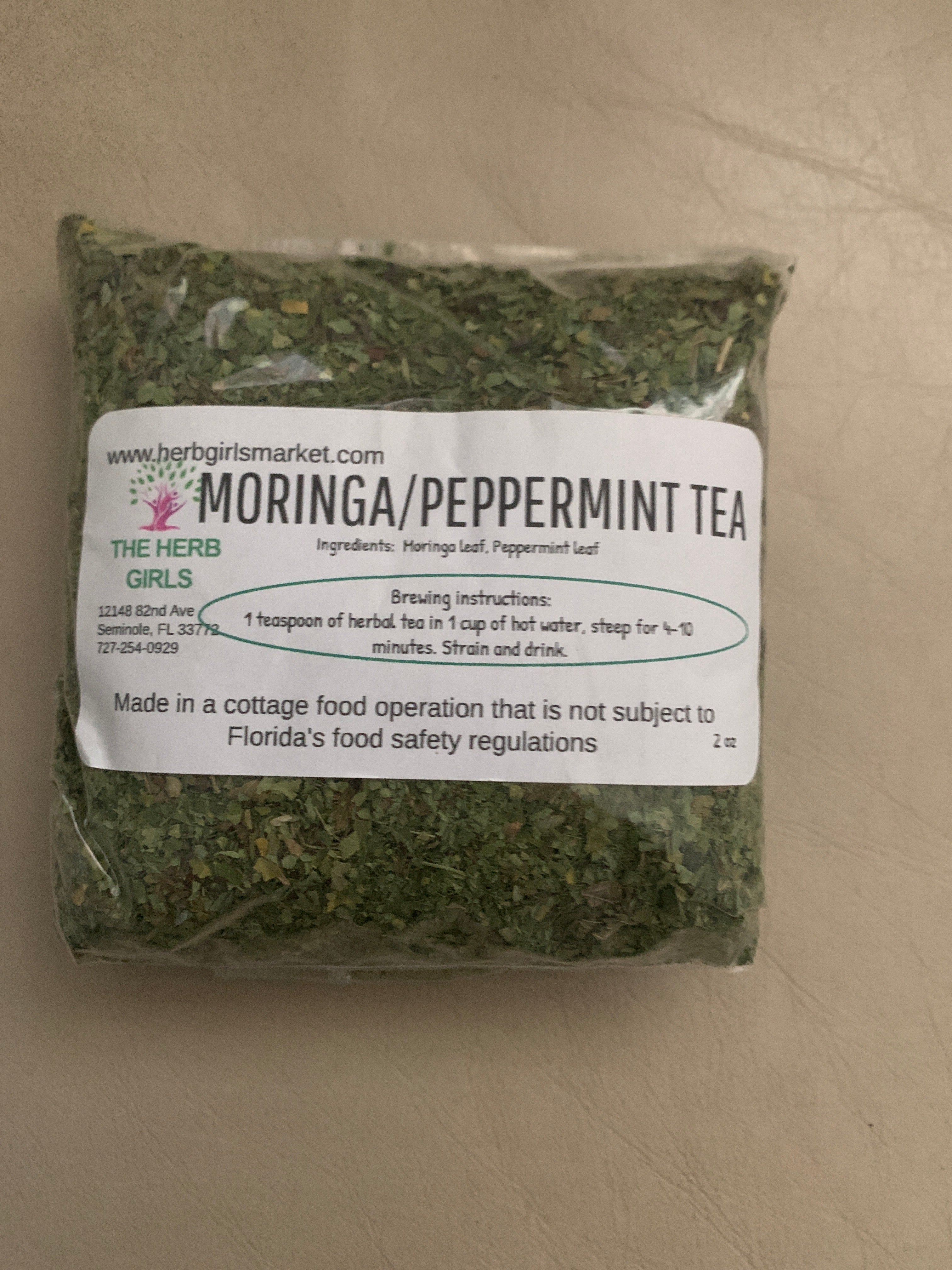 Moringa / Peppermint Tea