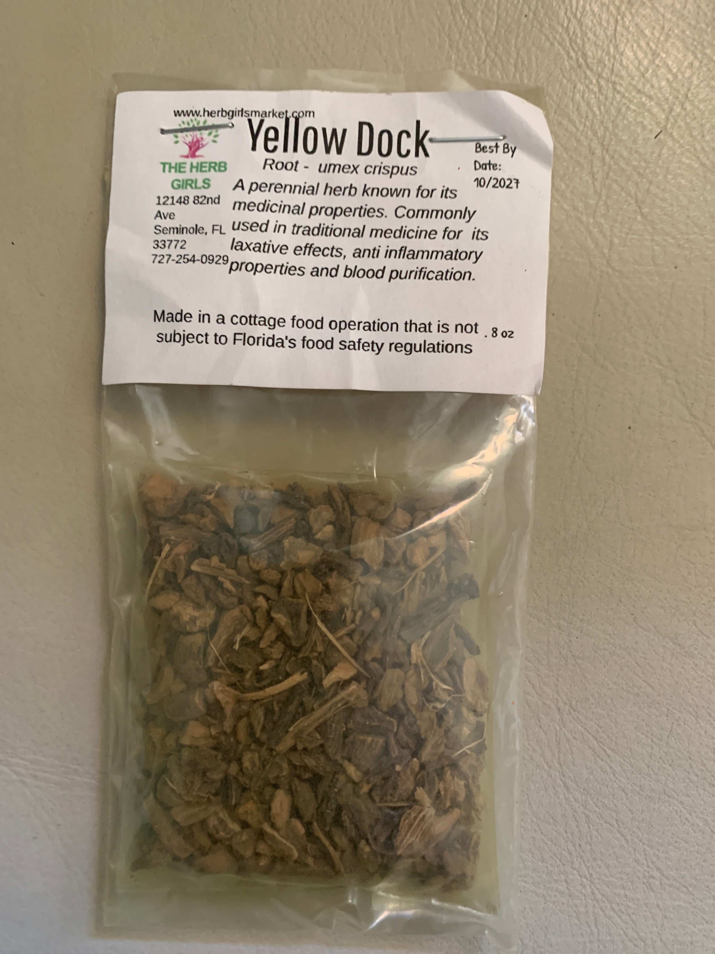 Yellow Dock Root