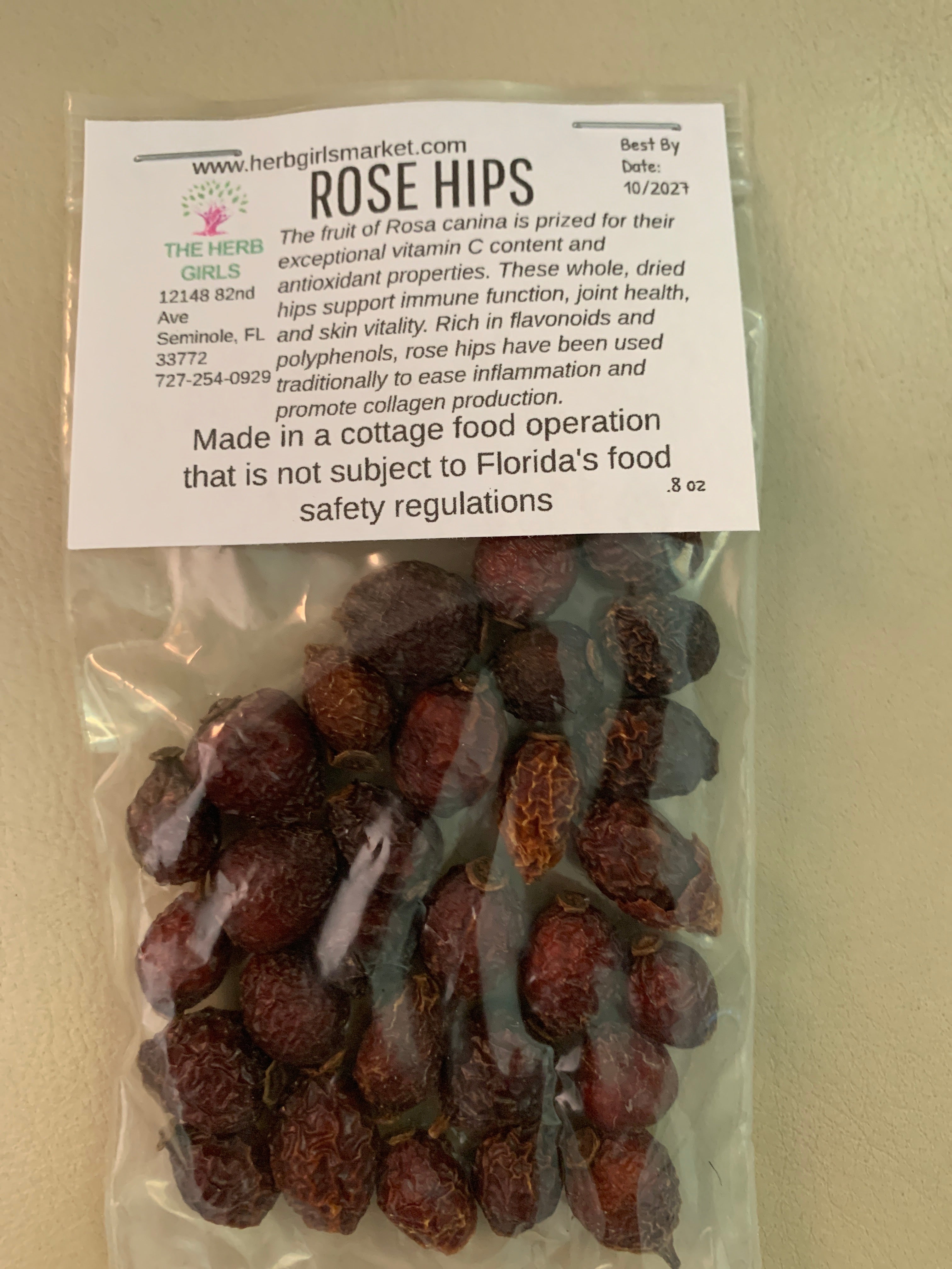 Rose Hips, whole