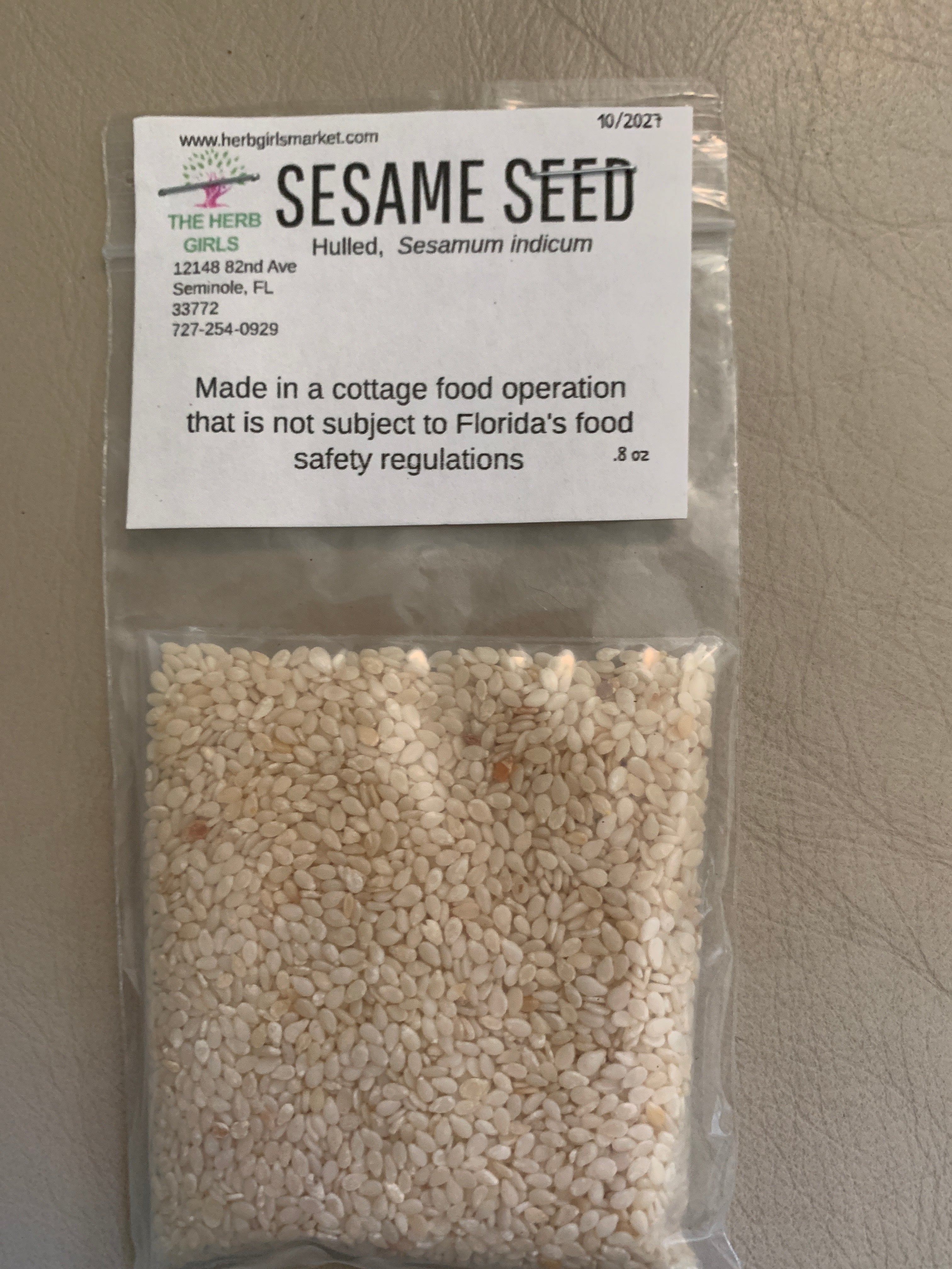 Sesame Seed, Hulled