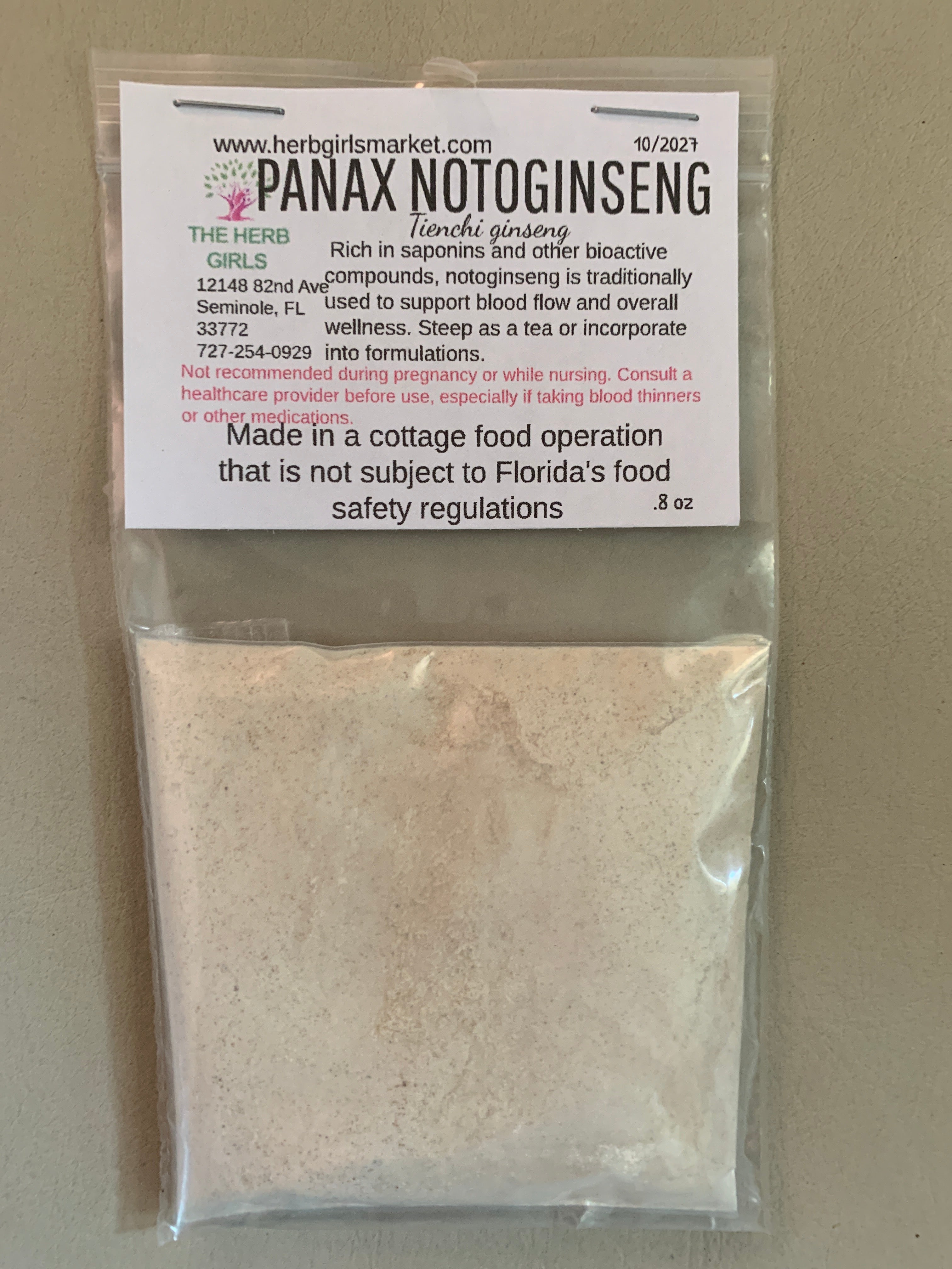 Panax notoginseng Powder