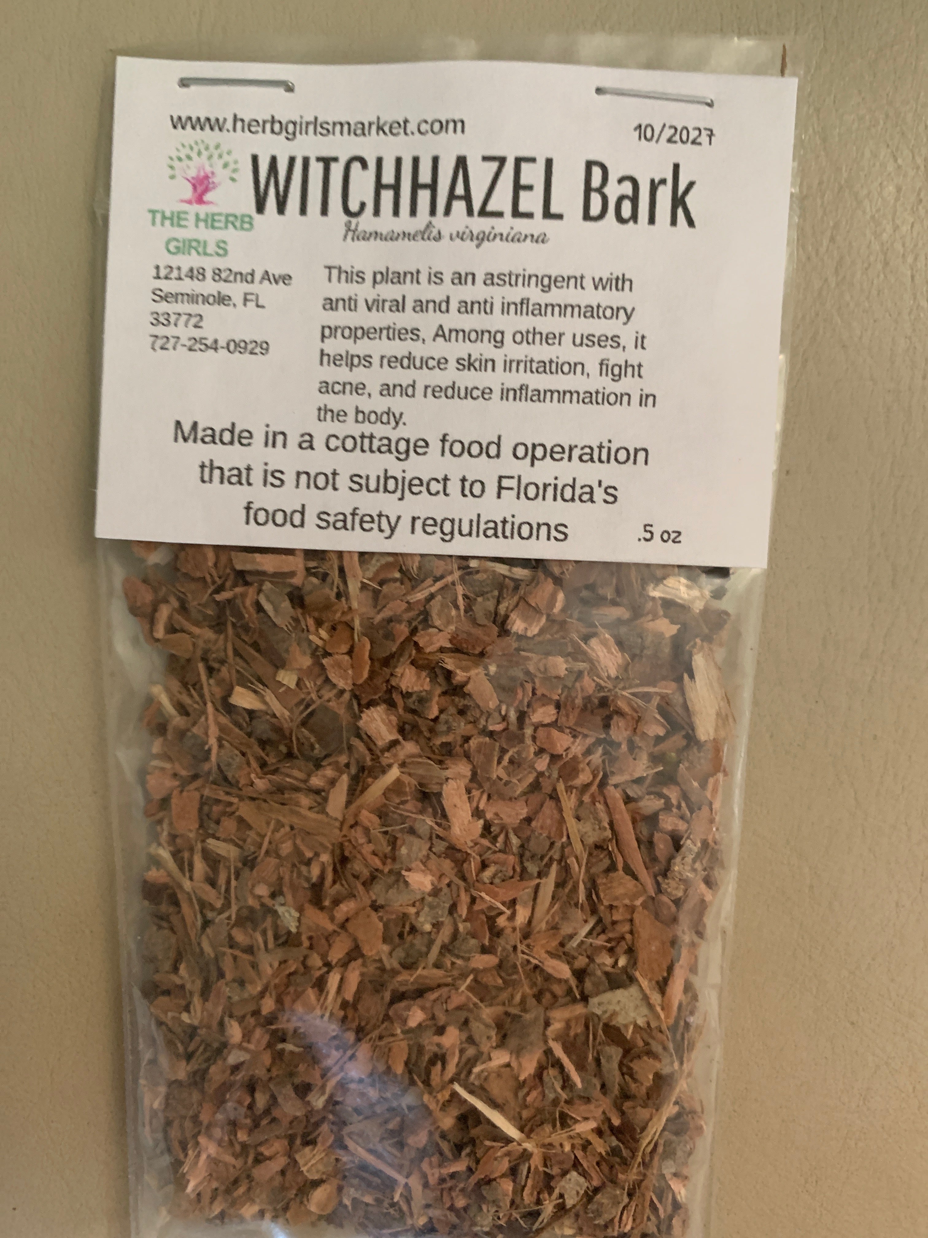 Witch Hazel Bark