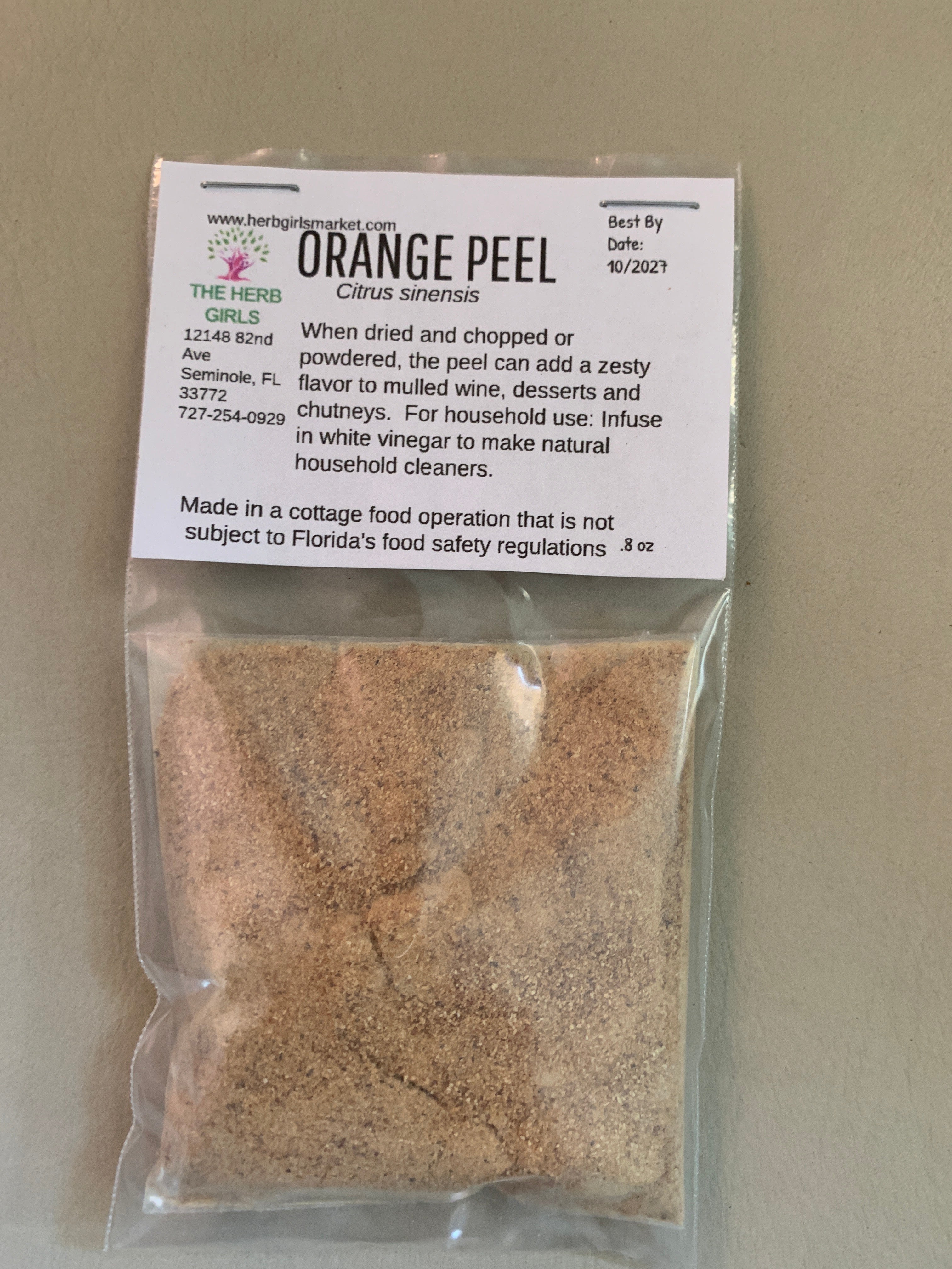 Orange Peel Powder