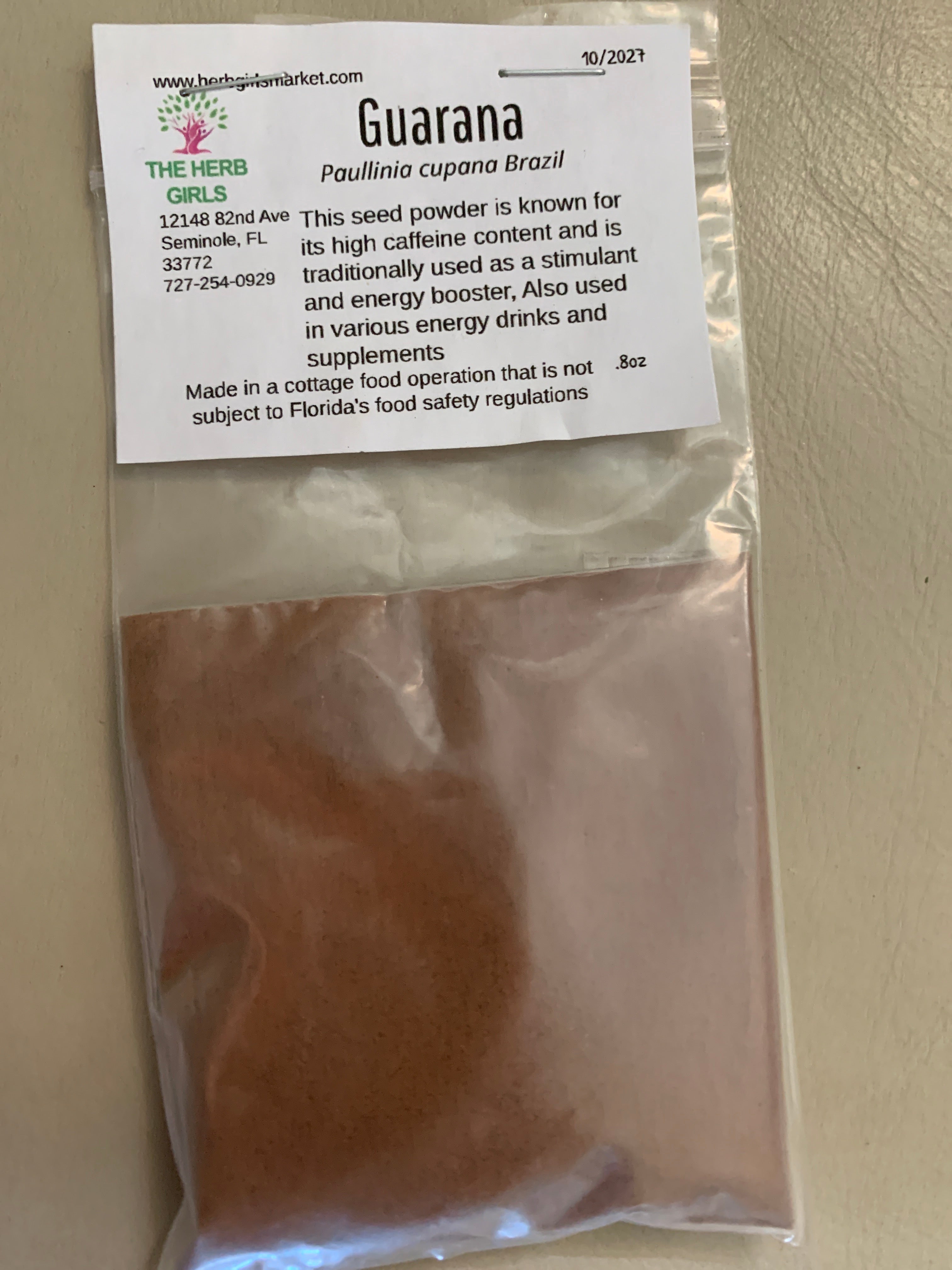 Guarana Seed Powder