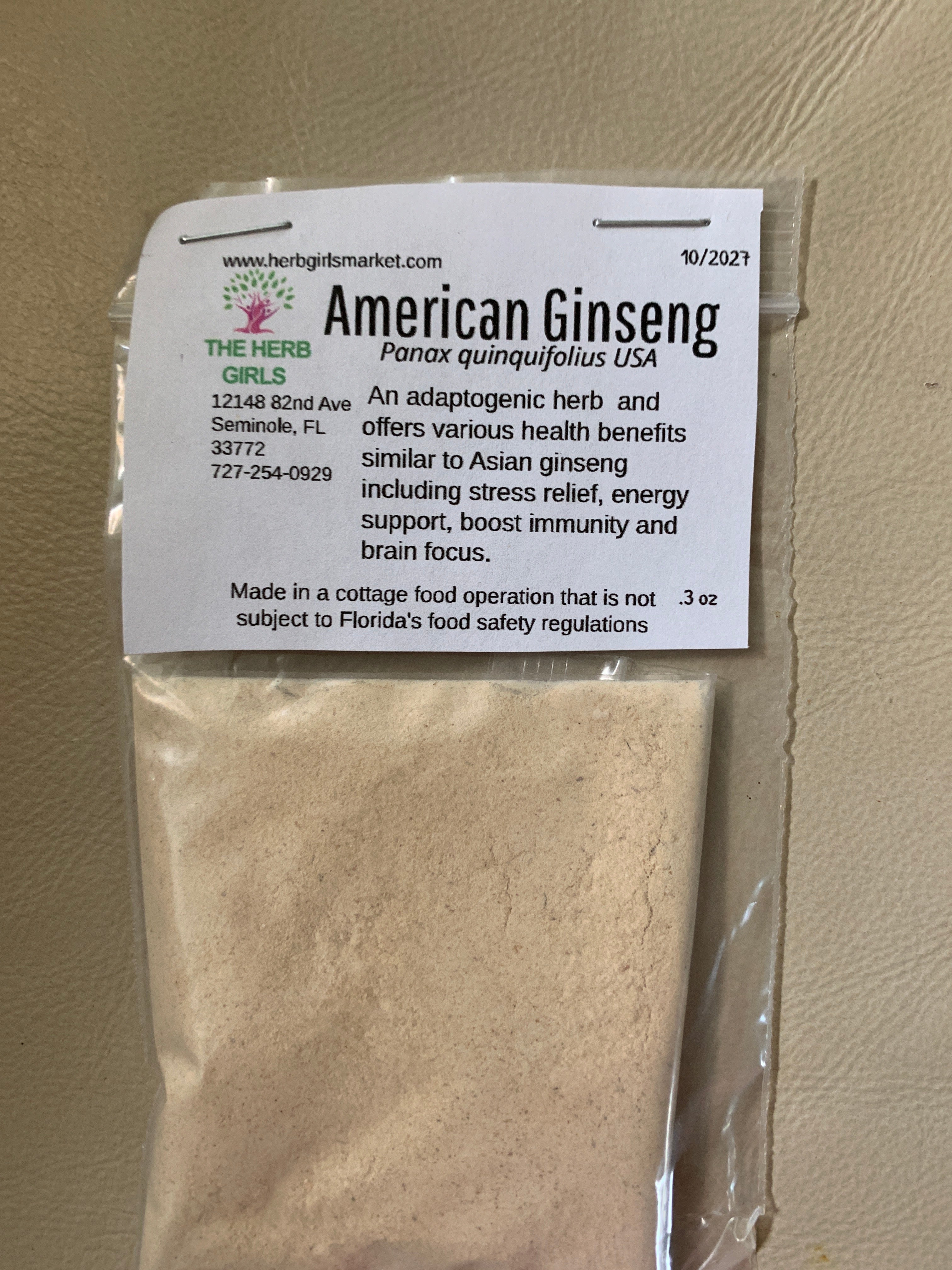 Ginseng, American - Root Powder