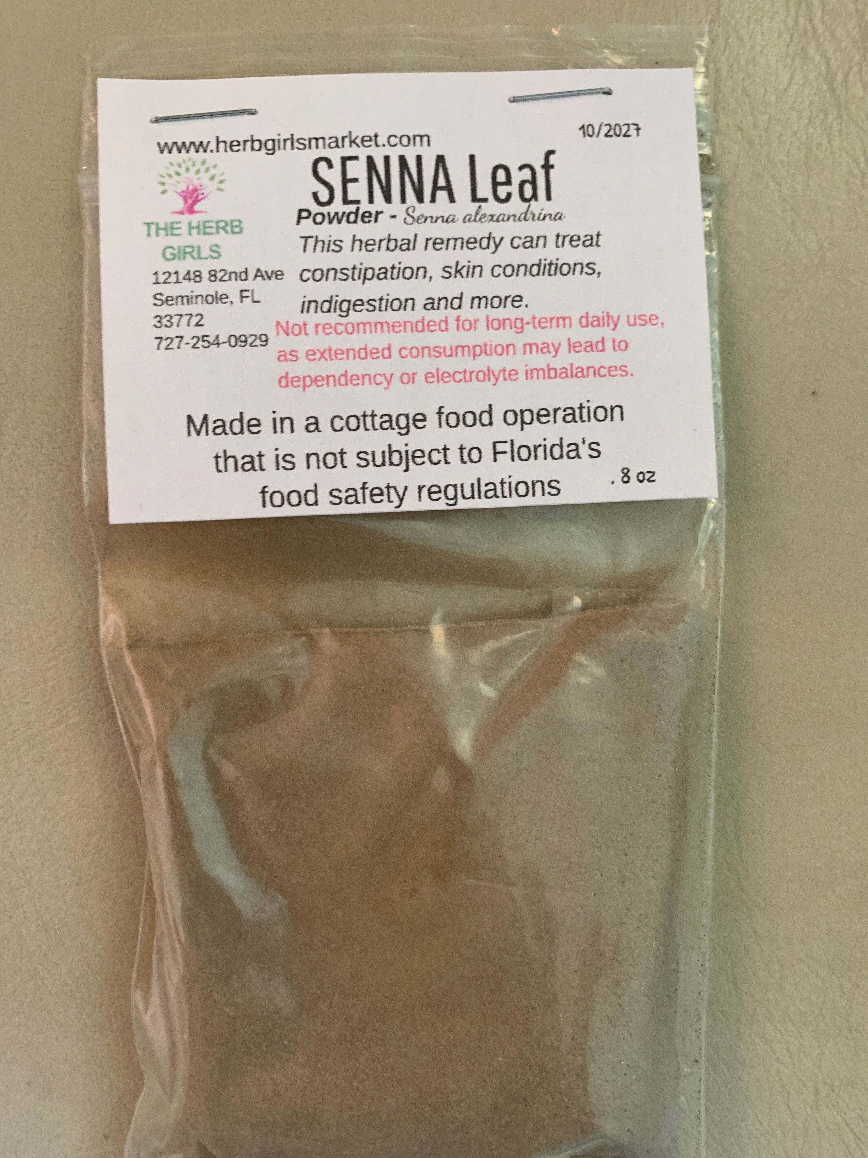 Senna Leaf Powder