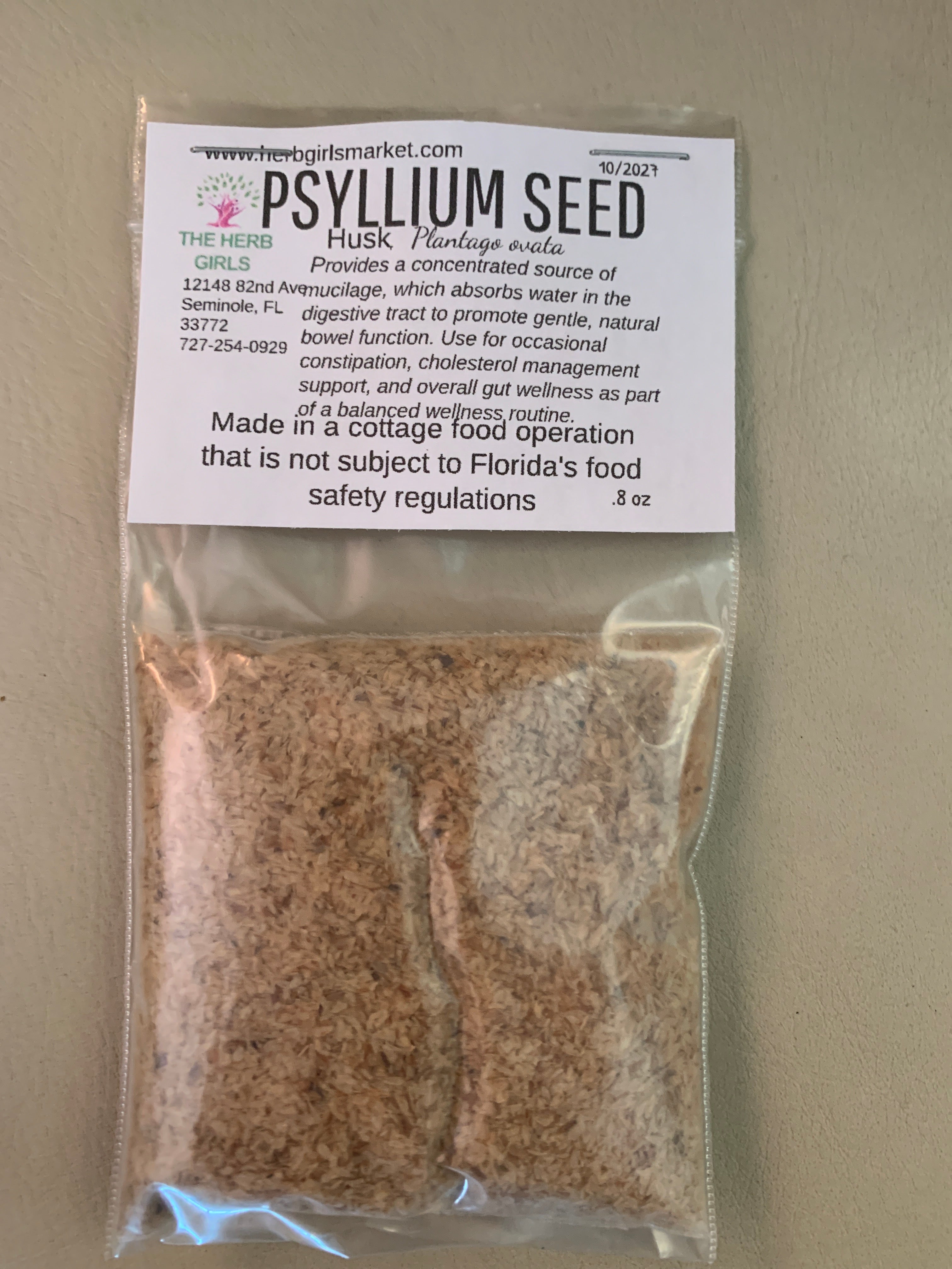 Psyllium, Seed Husk Whole