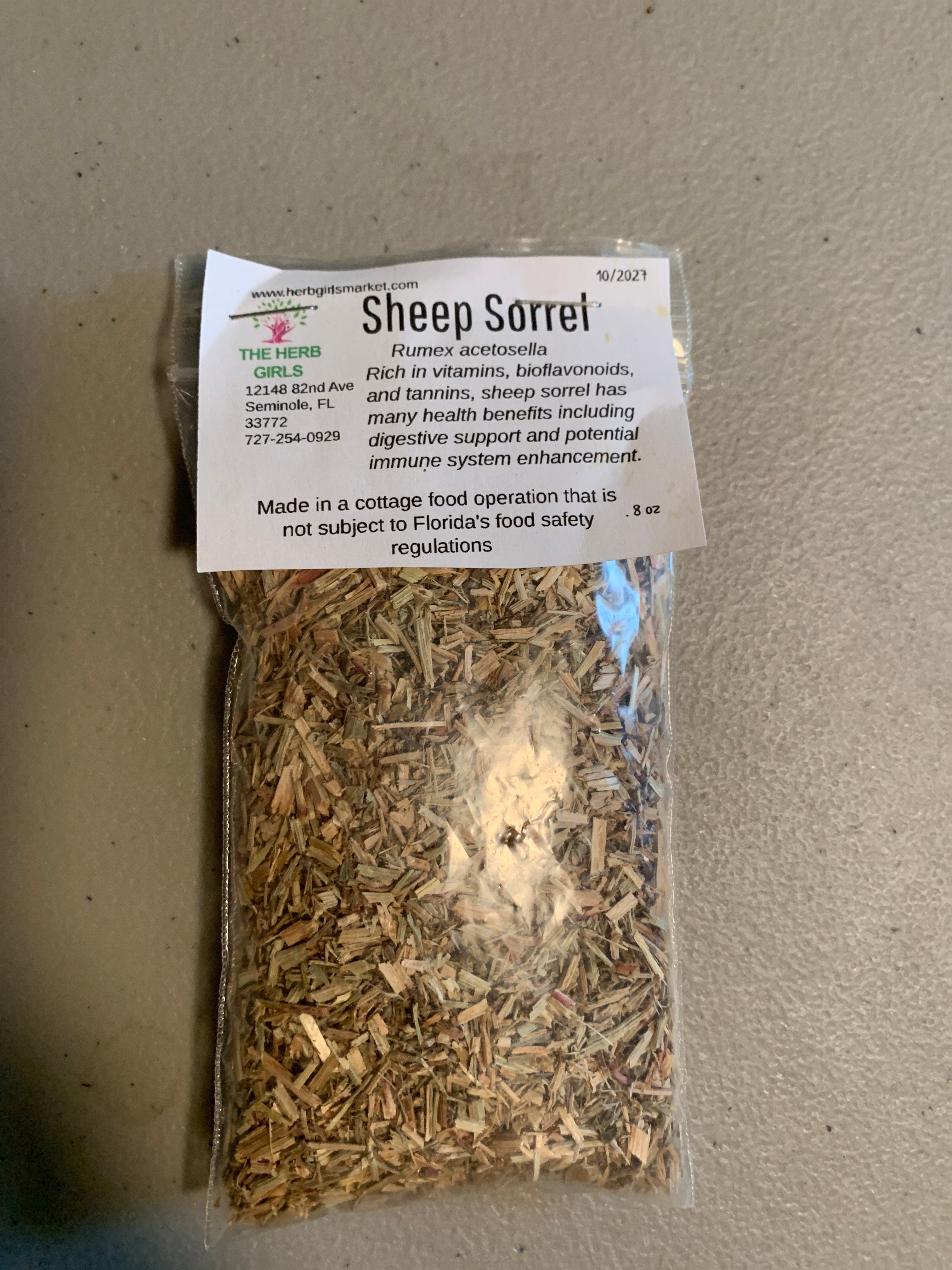 Sheep Sorrel Herb