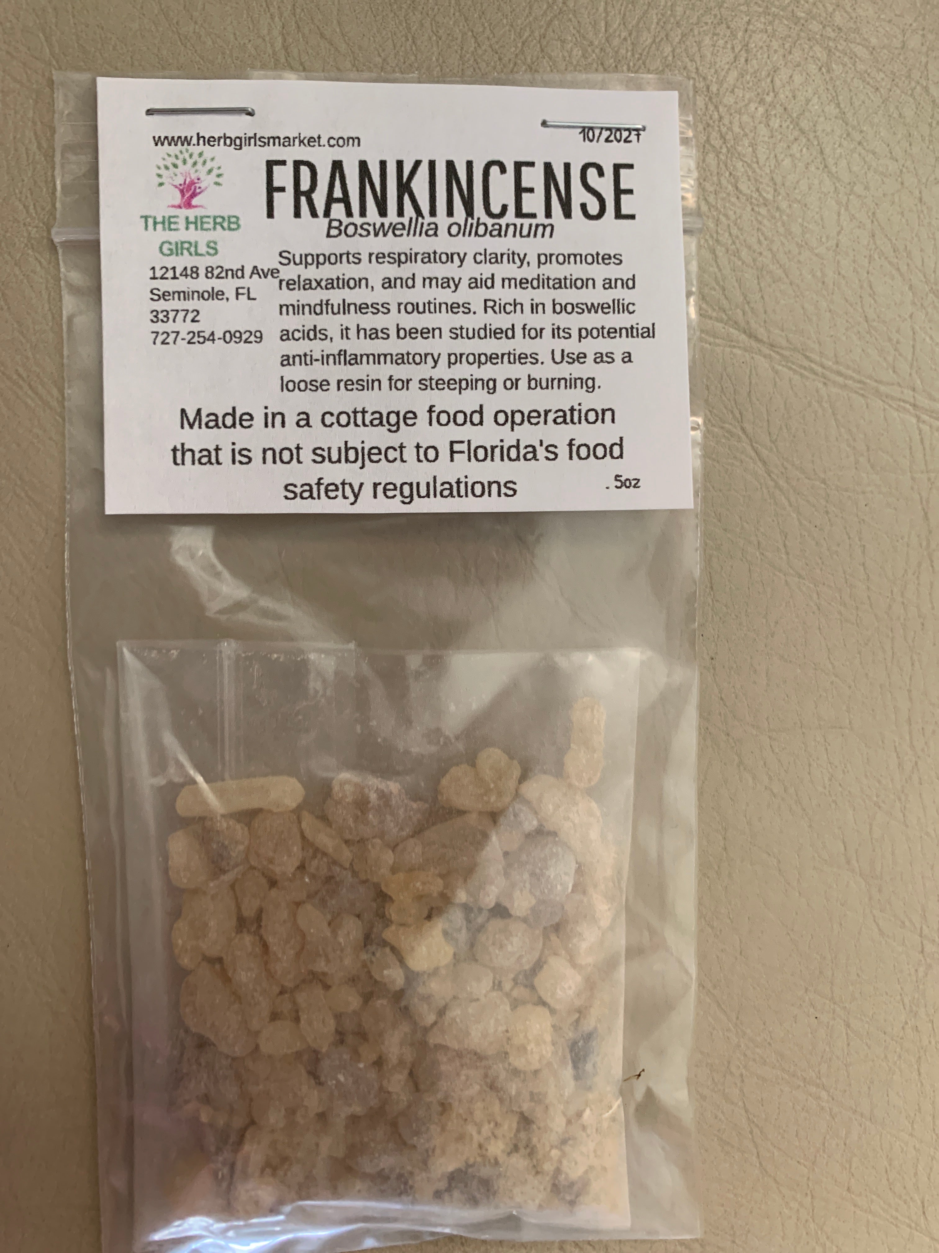 Frankincense Resin