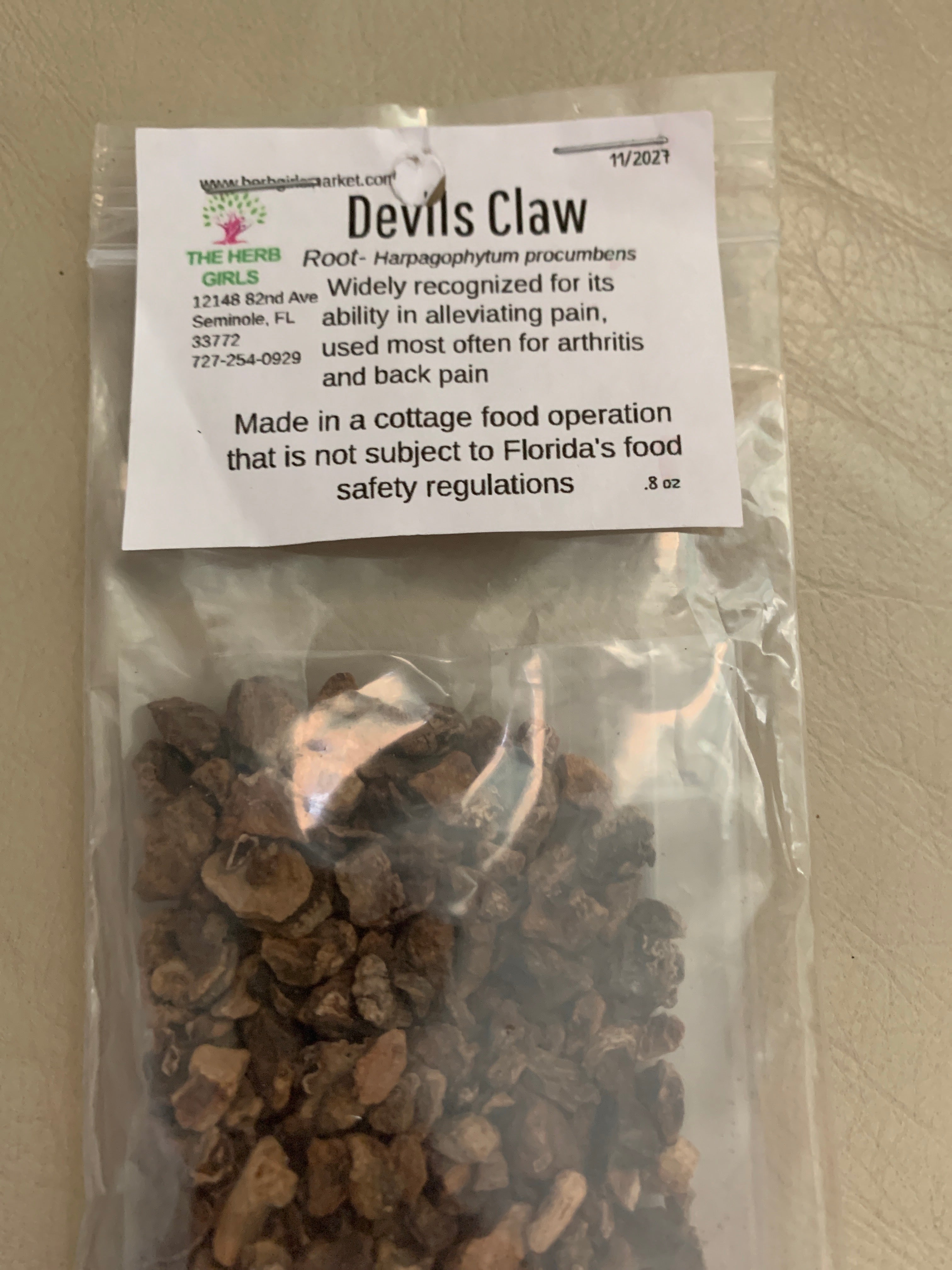 Devil's Claw Root