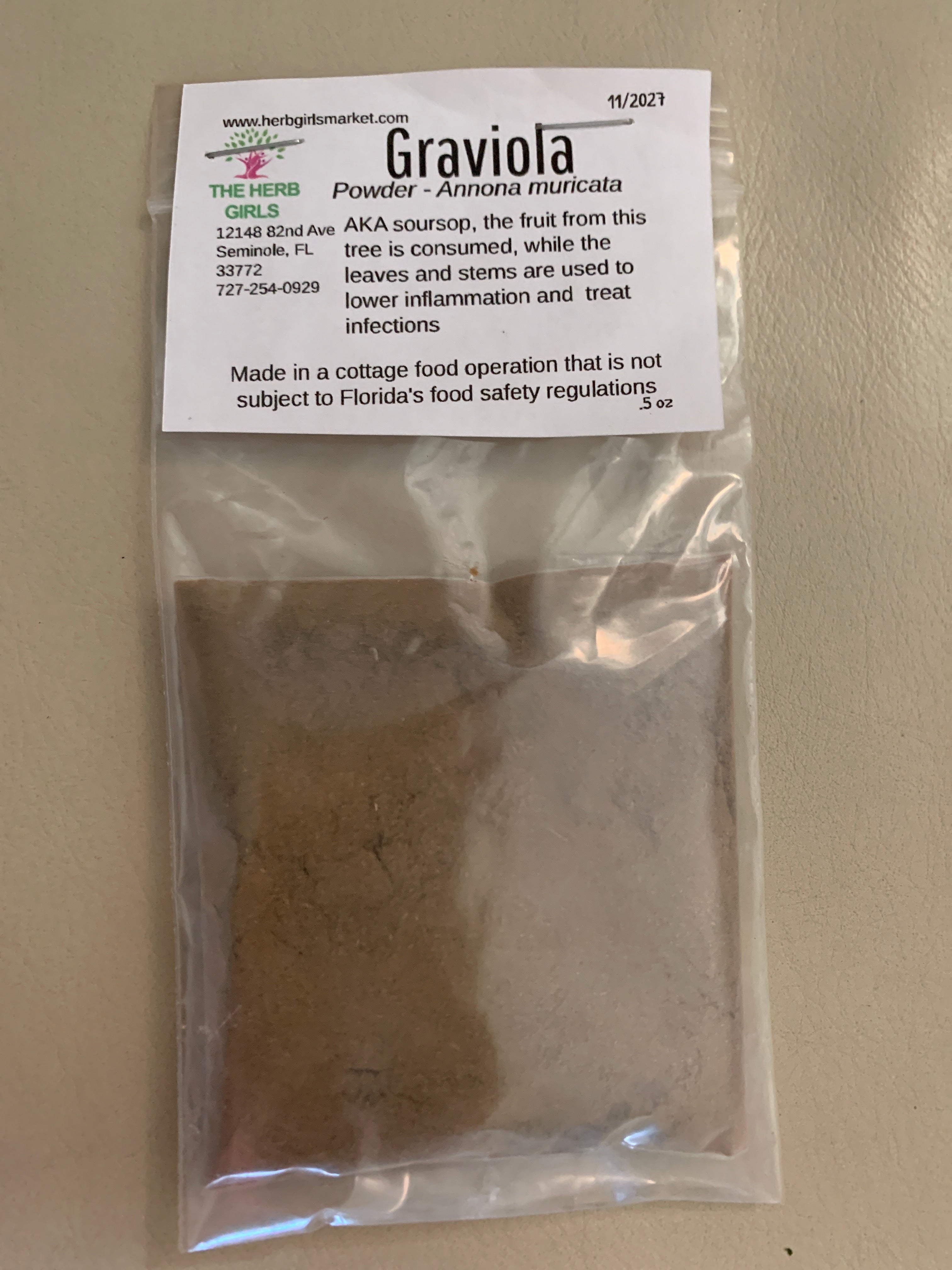 Graviola Powder (aka Sour Sop)