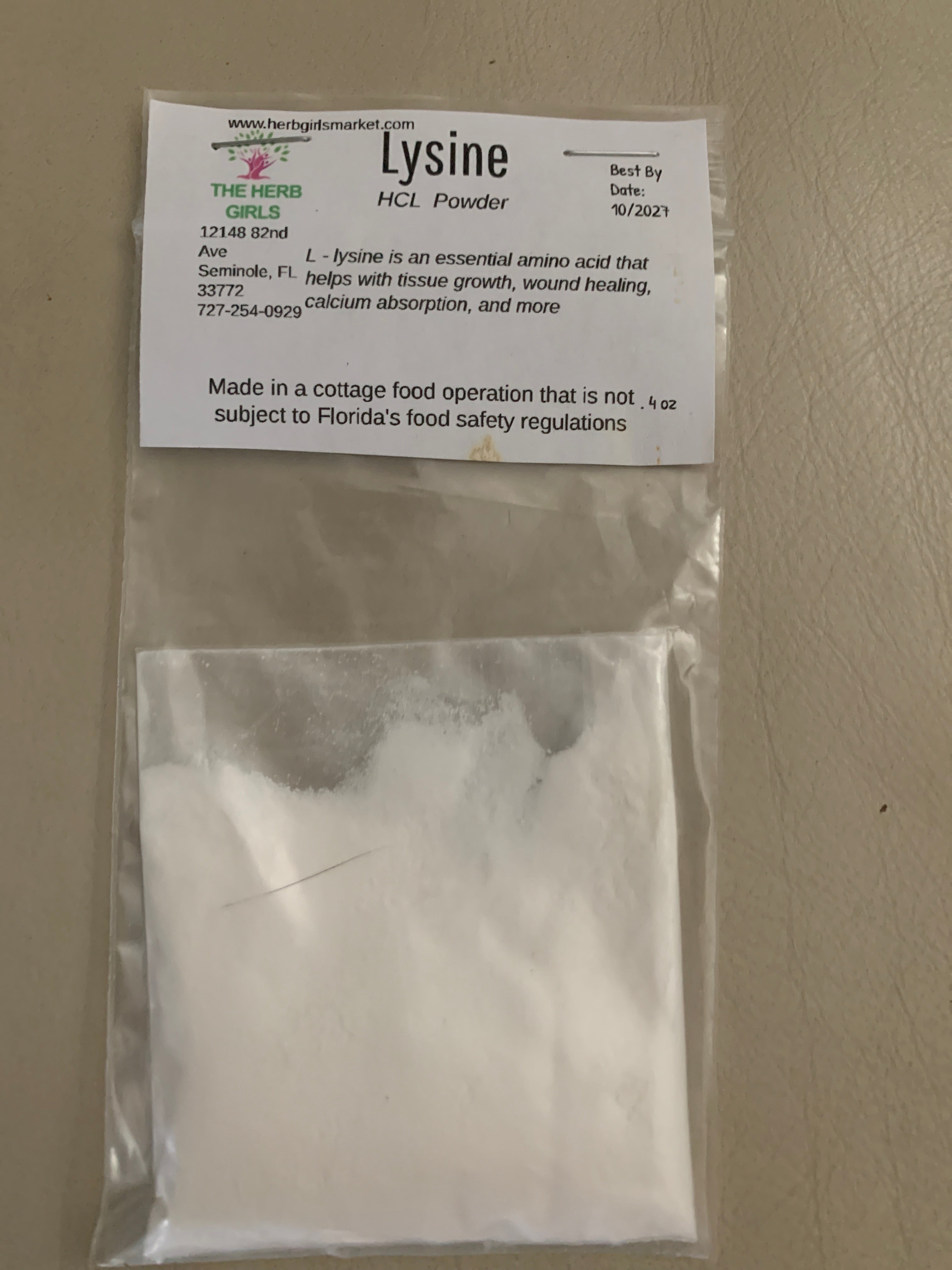 Lysine HCL Powder
