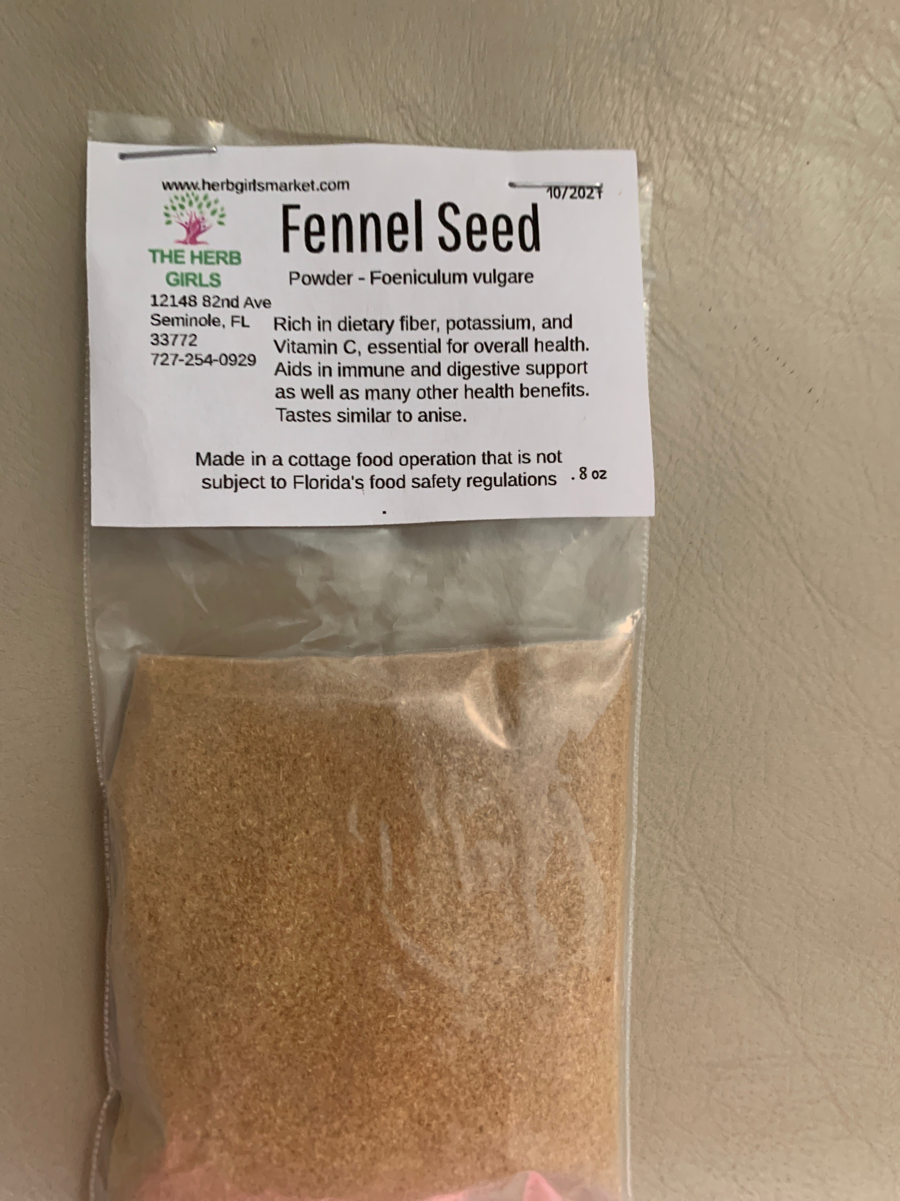 Fennel Seed, Powder