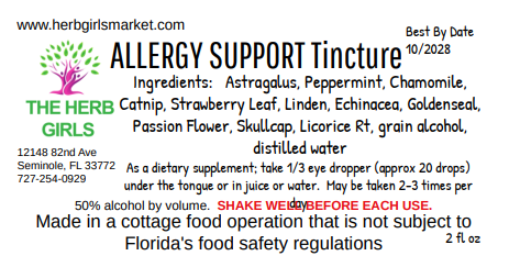 Allergy Support Tincture