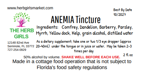 ANEMIA Tincture