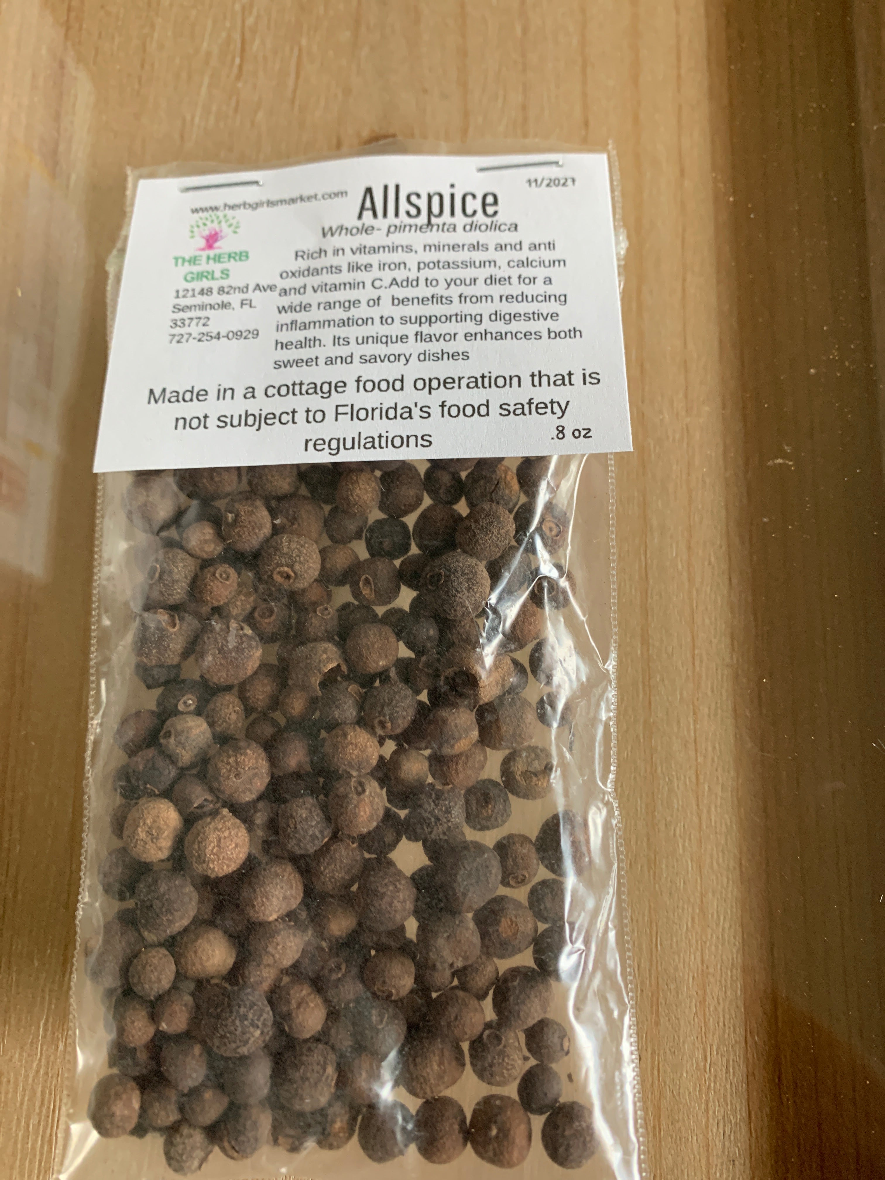 Allspice, whole