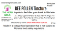 Bee Pollen Tincture