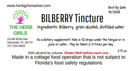 Bilberry Tincture