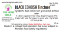 Black Cohosh Tincture