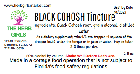 Black Cohosh Tincture