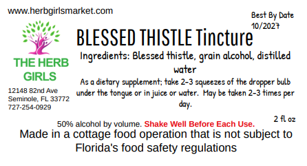 Blessed Thistle Tincture