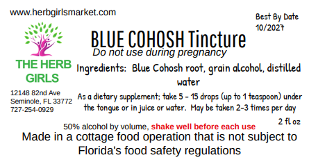 Blue Cohosh Tincture