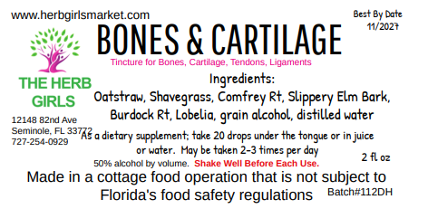 BONES & CARTILAGE TINCTURE