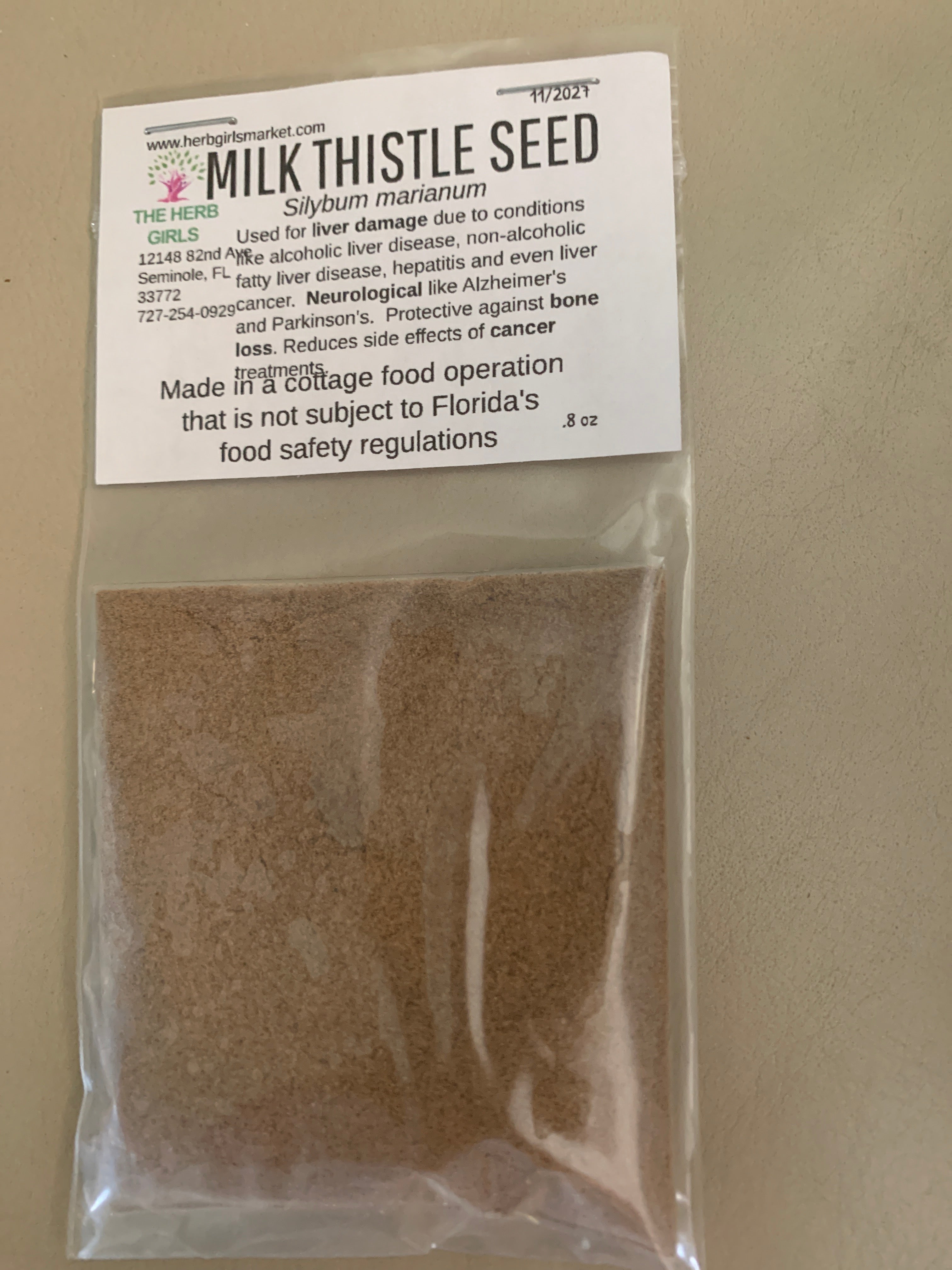 Milk Thistle Seed Powder