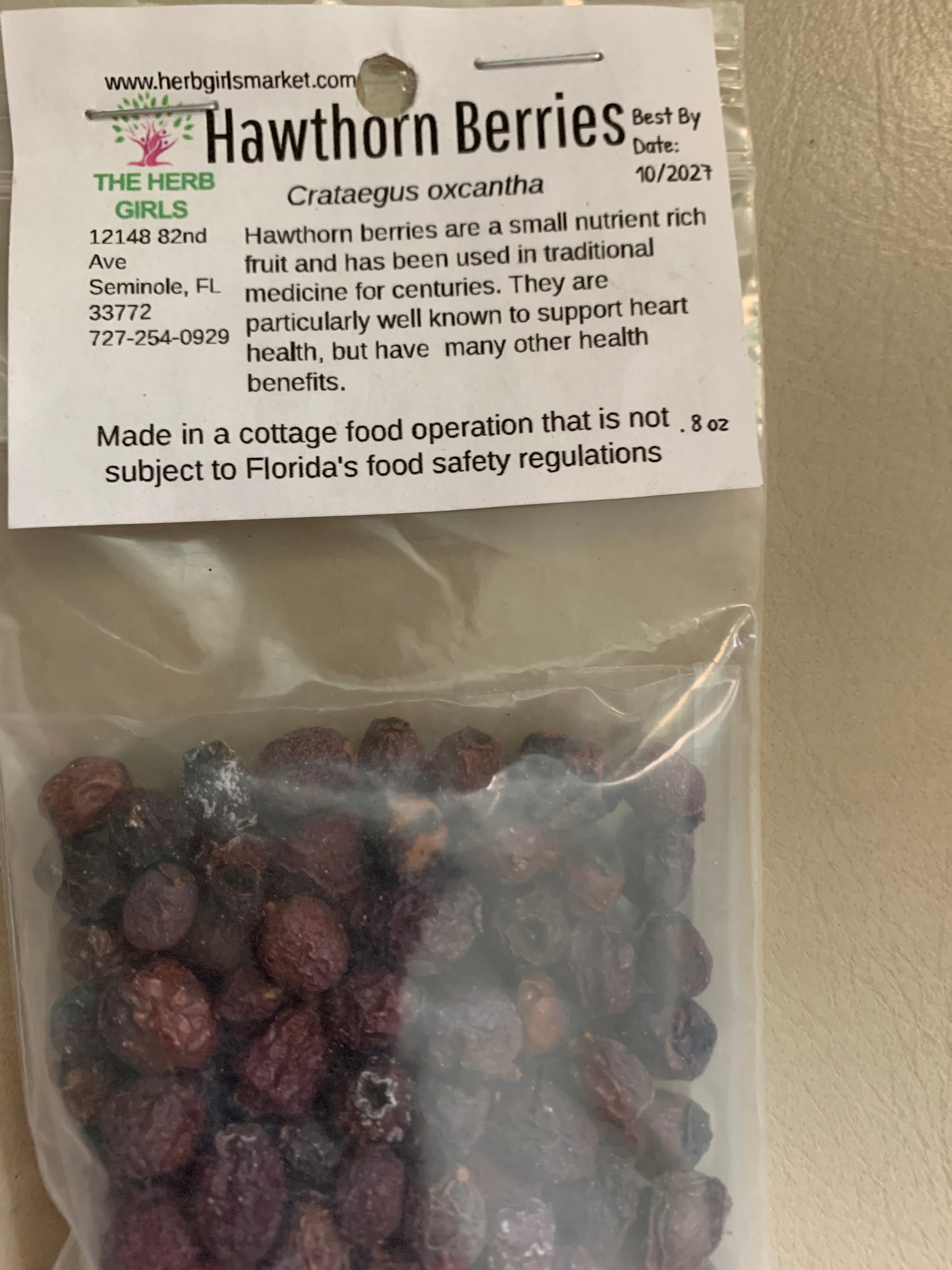 Hawthorn Berry Whole