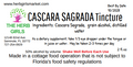 Cascara Sagrada Tincture