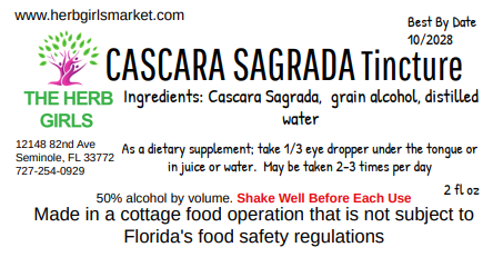 Cascara Sagrada Tincture