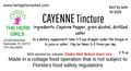 Cayenne Tincture