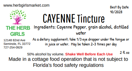 Cayenne Tincture