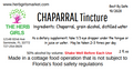 Chaparral Tincture