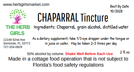 Chaparral Tincture