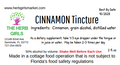 Cinnamon Tincture