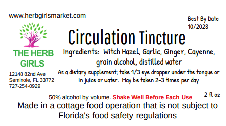 Circulation Tincture
