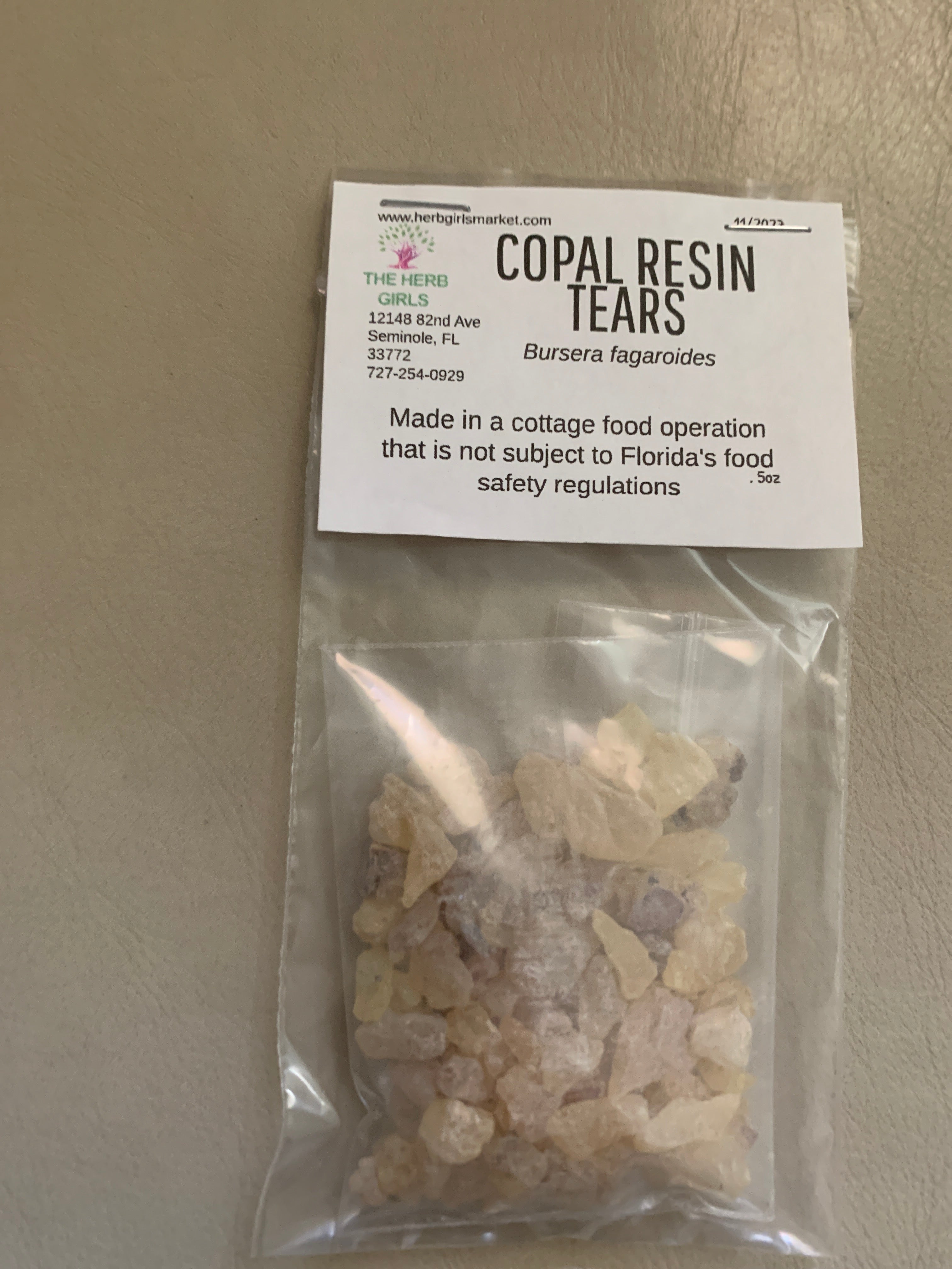 Copal Resin chunks