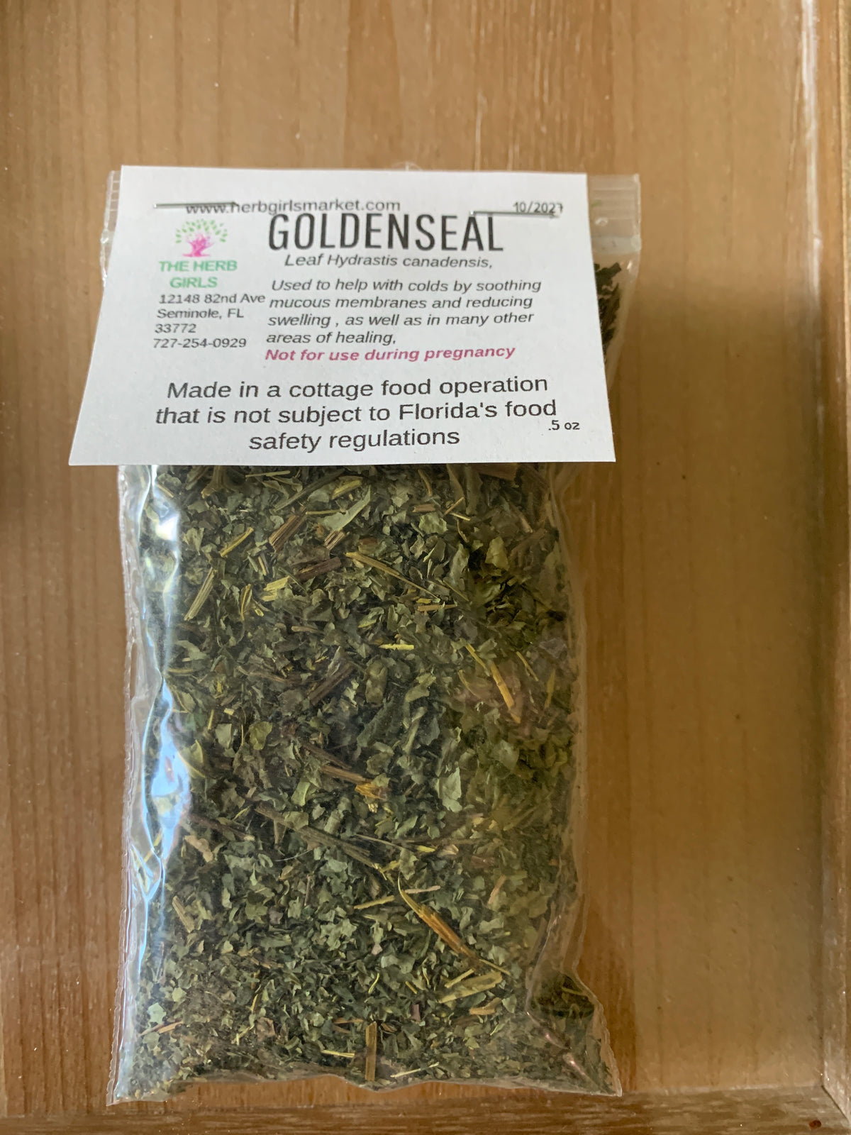 Goldenseal Leaf