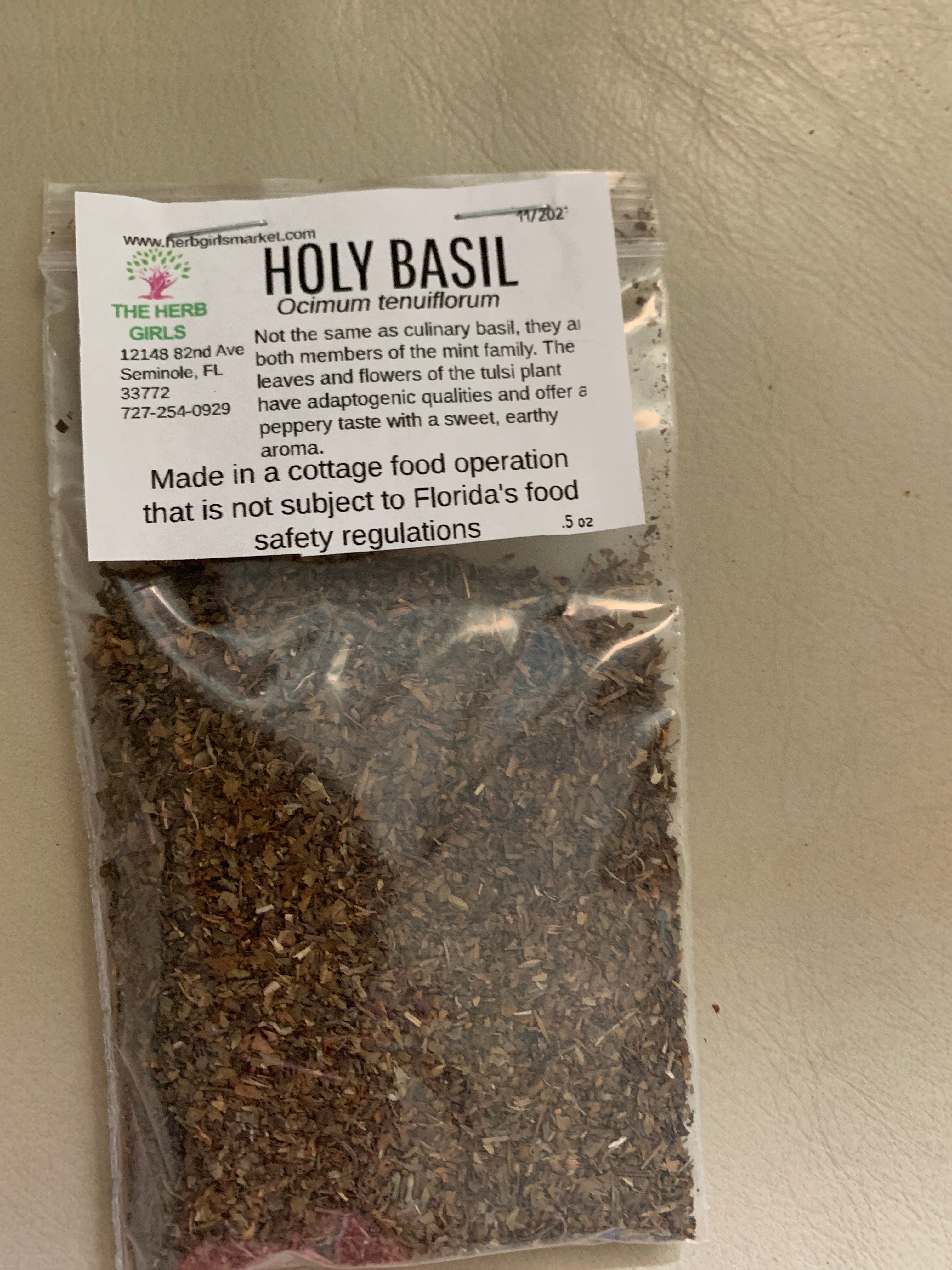 Holy Basil (aka Tulsi)