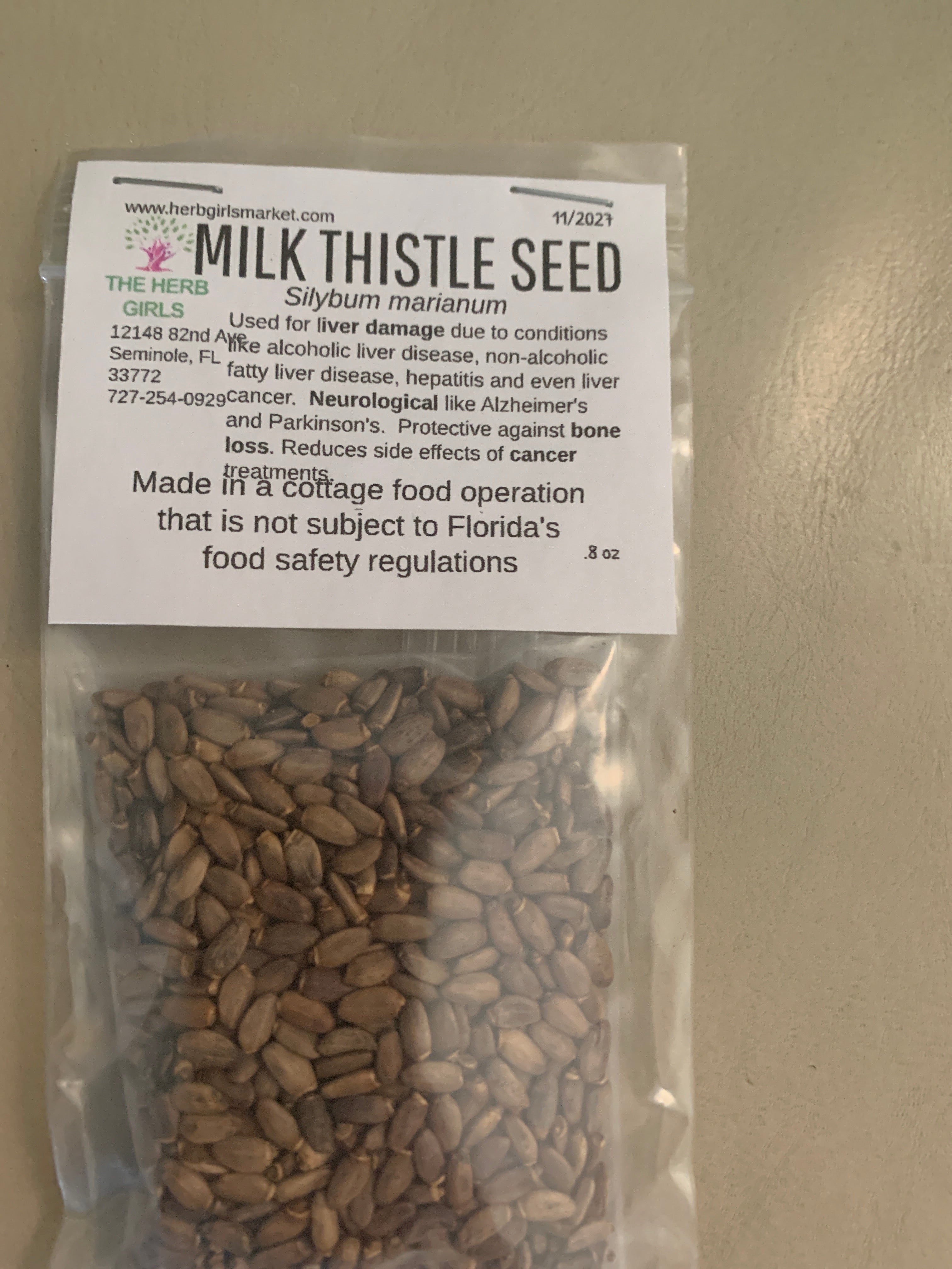 Milk Thistle Seed
