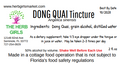 Dong Quai Tincture